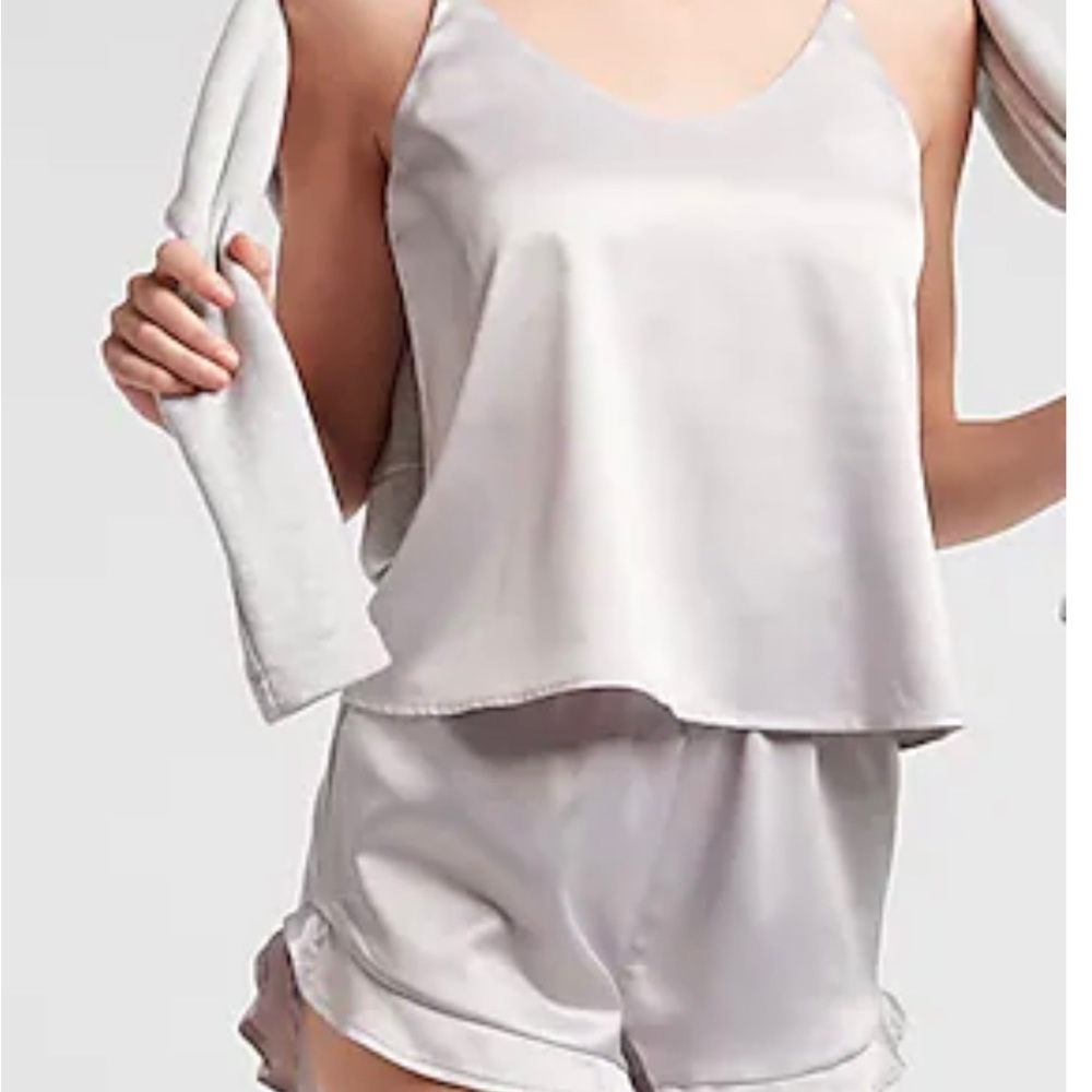 EXPRESS Satin V-Neck Pajama Cami